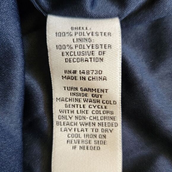 Beige by ECI Embroidered Tulle Illusion Midi Dress in Black Navy - Picture 11 of 13